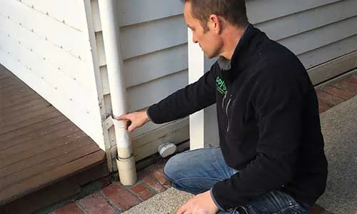 Home exterior for building inspection