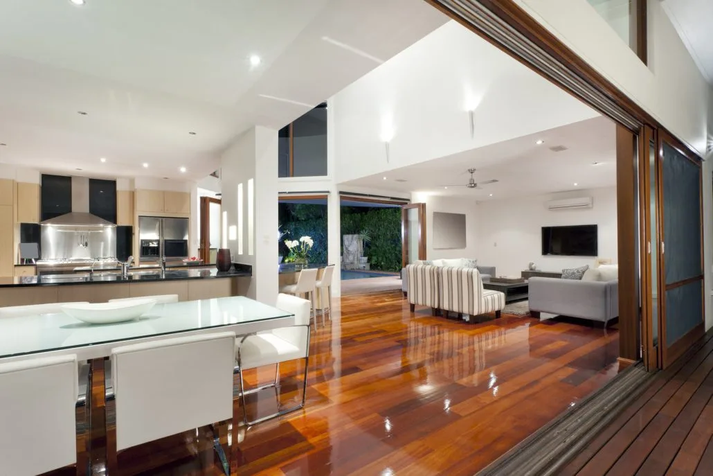 Modern home prepared for building inspection